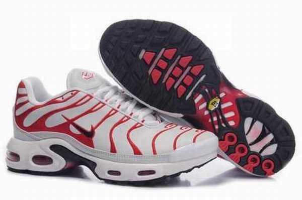 nike tn blanche rouge